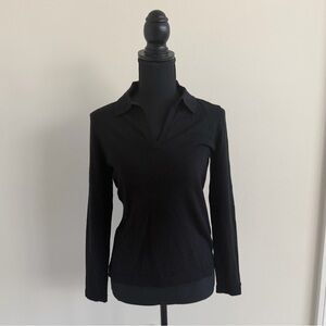 Massimo Dutti Knitted Polo Sweater